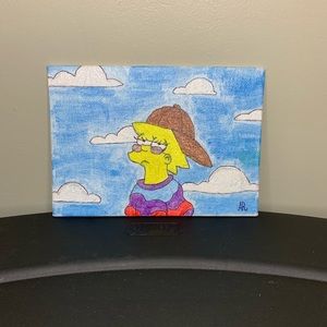 Mini Lisa Simpson Painting